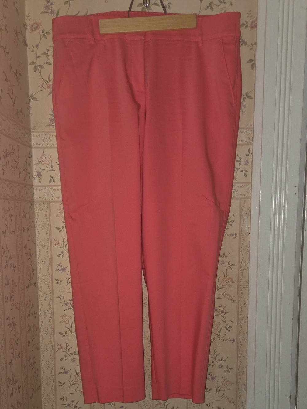 Lane Bryant Coral Straight-Leg Women's Cropped Trouser